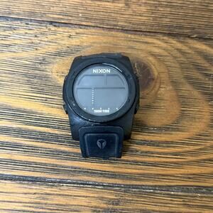 NIXON Digital Watch Feel The Flow Blue/Black Waterproof Needs Repair